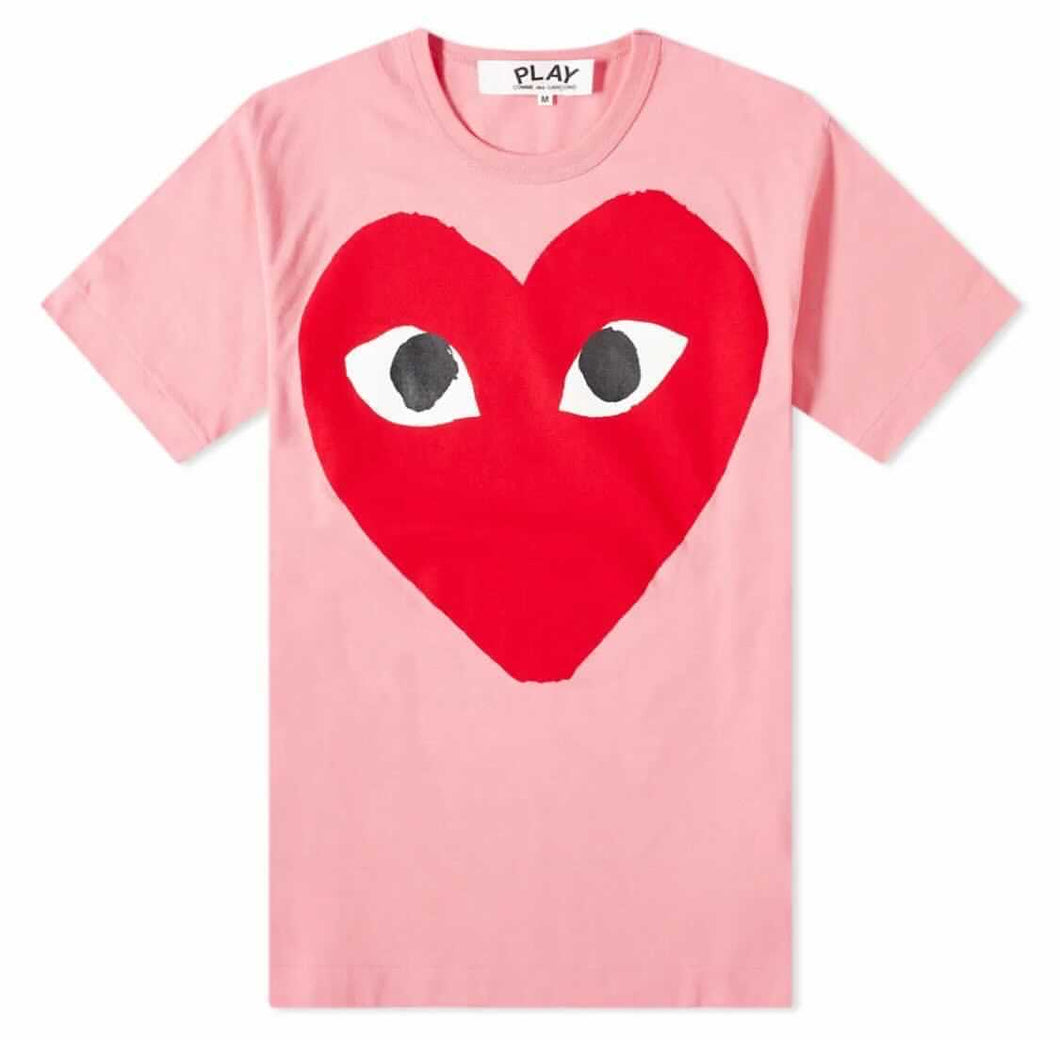 Comme des Garcons Play Red Heart Logo Tee