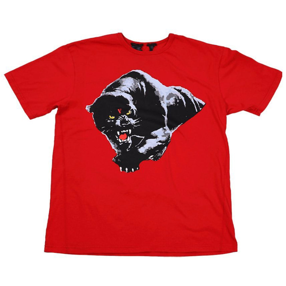 Black V Panther T-Shirt Vlone